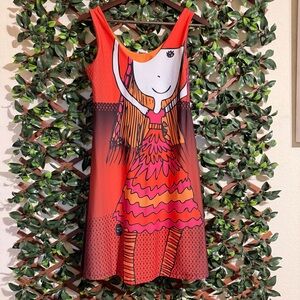Volt Orange Graphic No133 Fay Dress